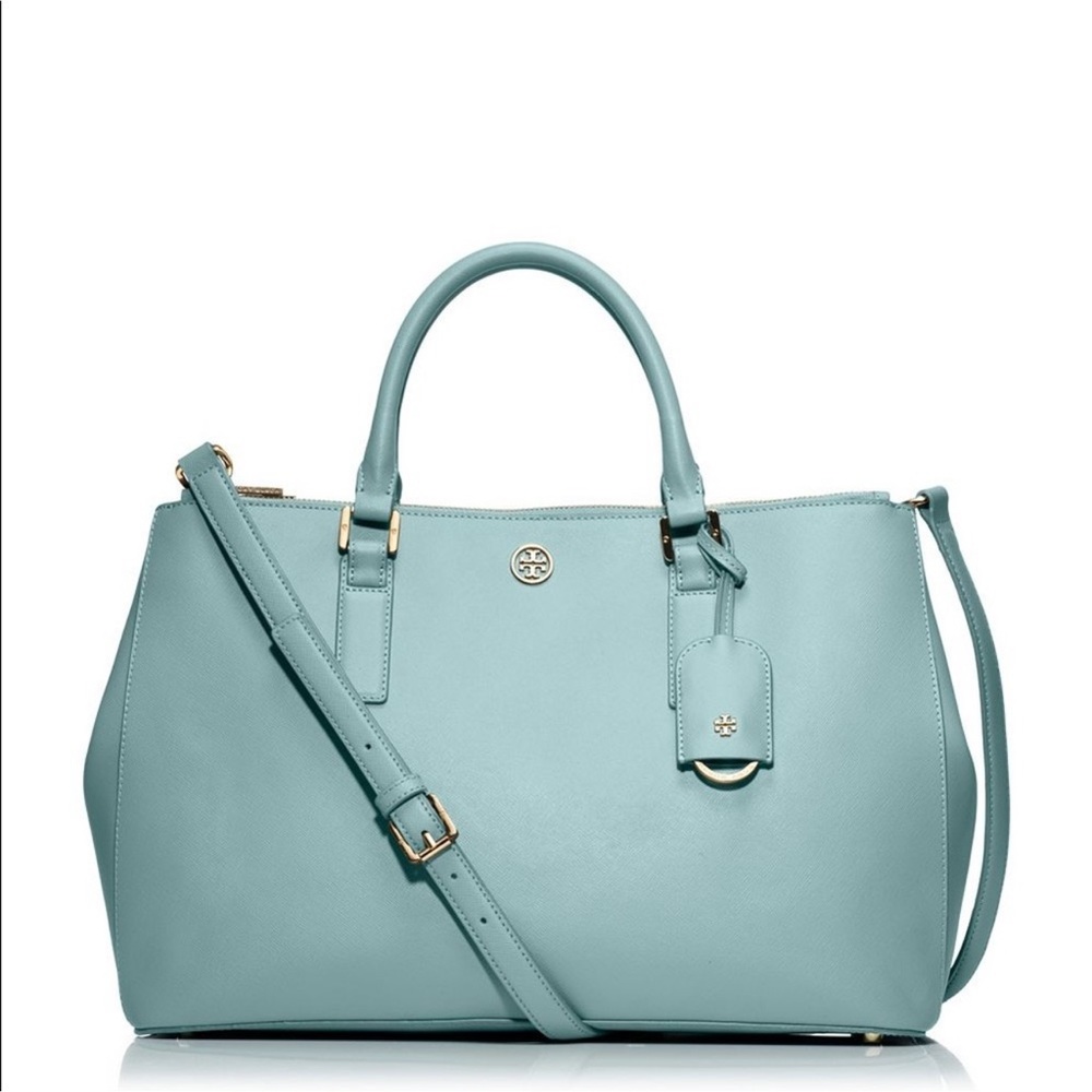 Tory Burch Robinson Double Zip Tote Large Handbag